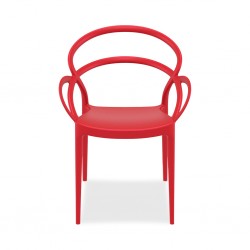 Mila Armchair Red