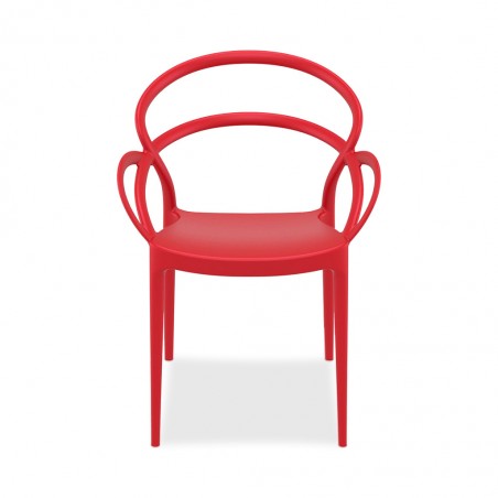 Mila Armchair Red