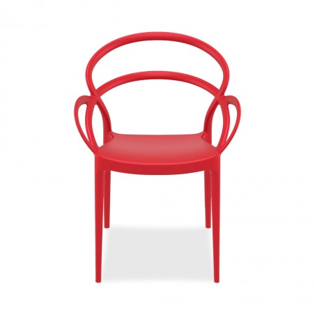 Mila Armchair Red