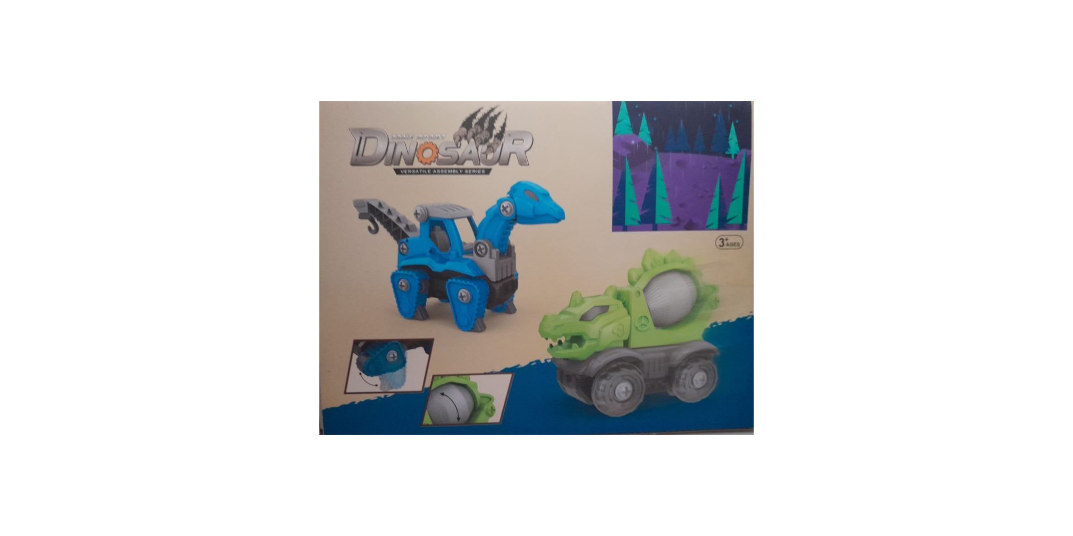 Masen Diy Free Wheel Dinosaur QL8501C