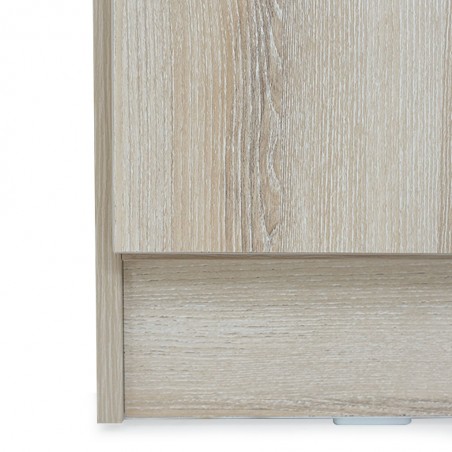 Elsa Wardrobe 2 Doors Oak MDF with hanger