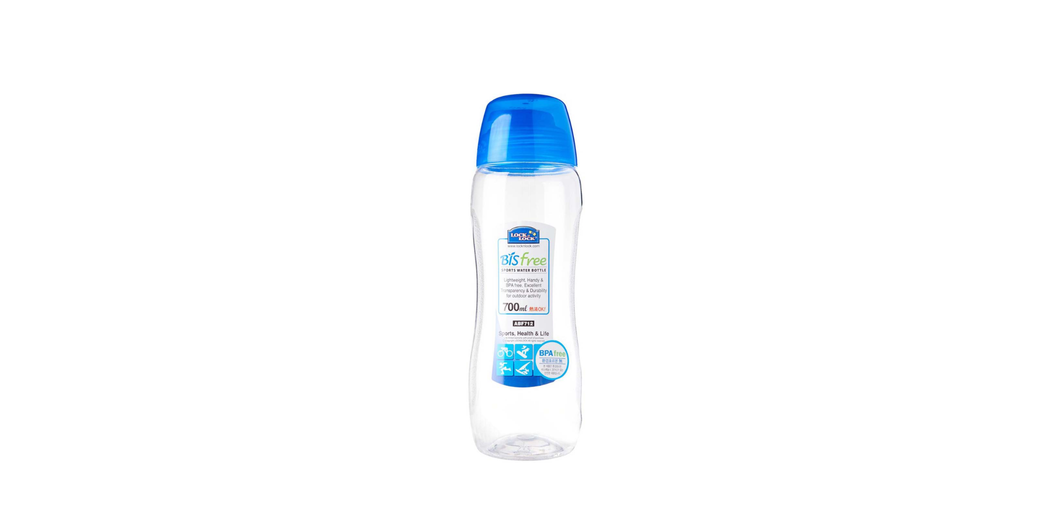 Lock & Lock HC146 ABF712 700ml Bisfree Sports Water Bottle "O"