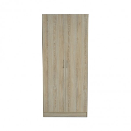 Elsa Wardrobe 2 Doors Oak MDF with hanger