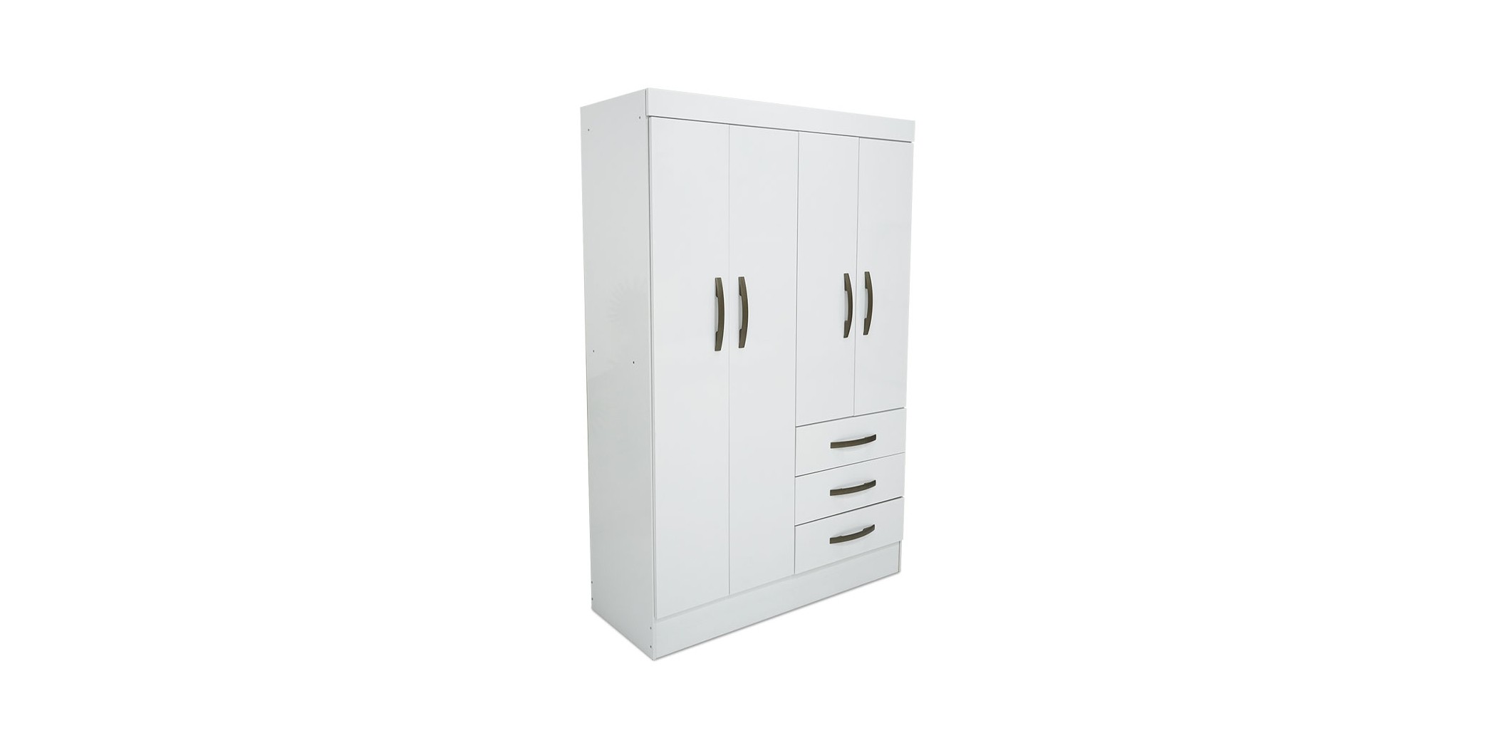 Sino Wardrobe 4 Doors White