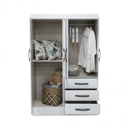 Sino Wardrobe 4 Doors White