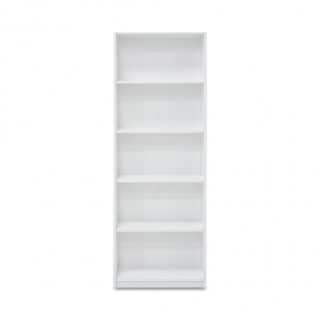 Madera Bookshelf 5 Tiers White