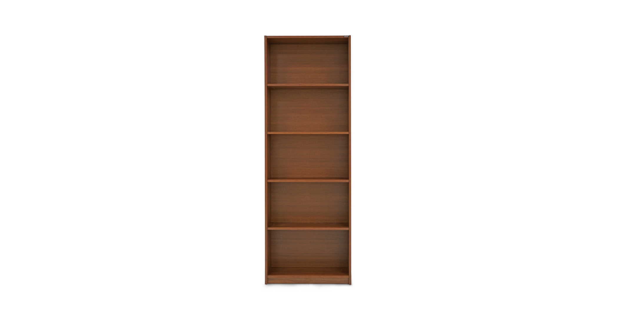 Delano Bookshelf 5 Tiers Walnut