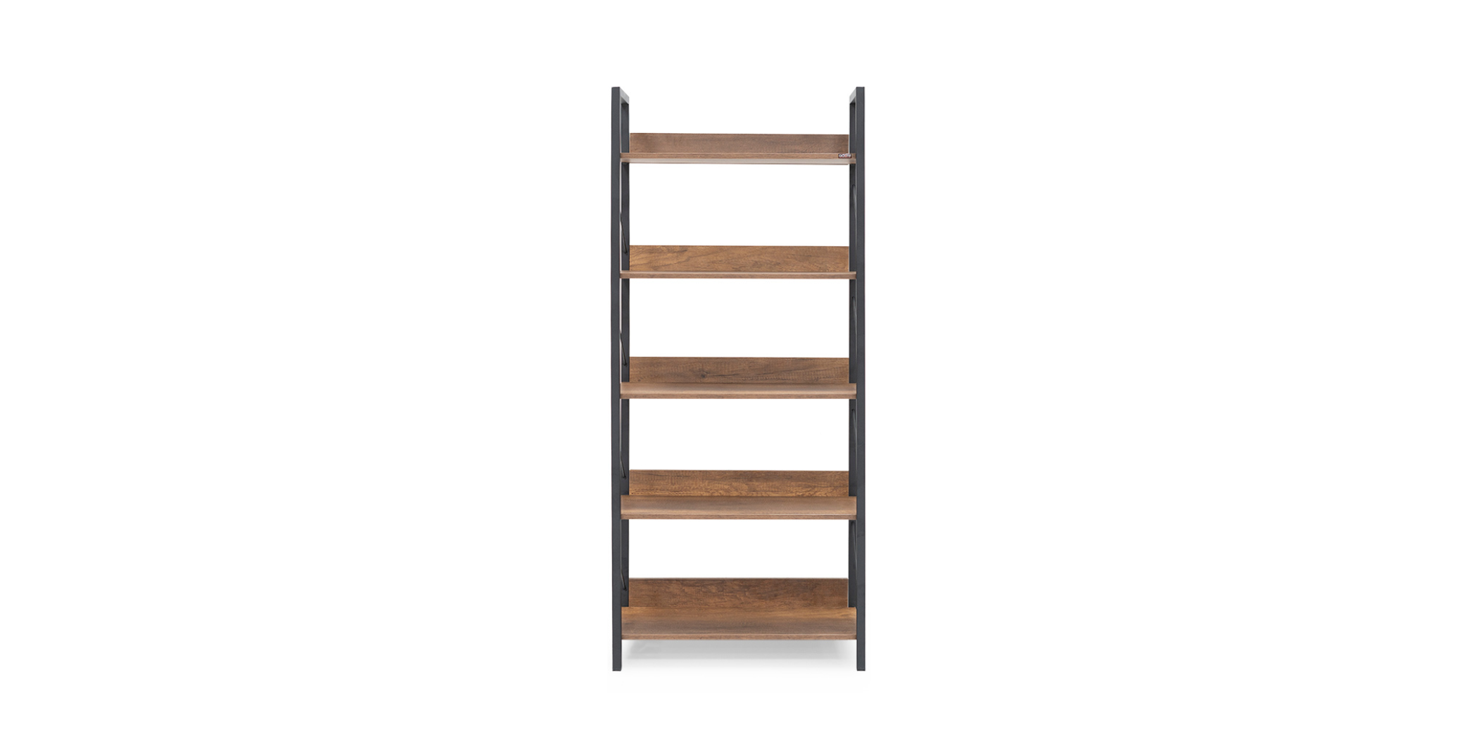 Brentford Bookshelf W/5 Tiers & Metal