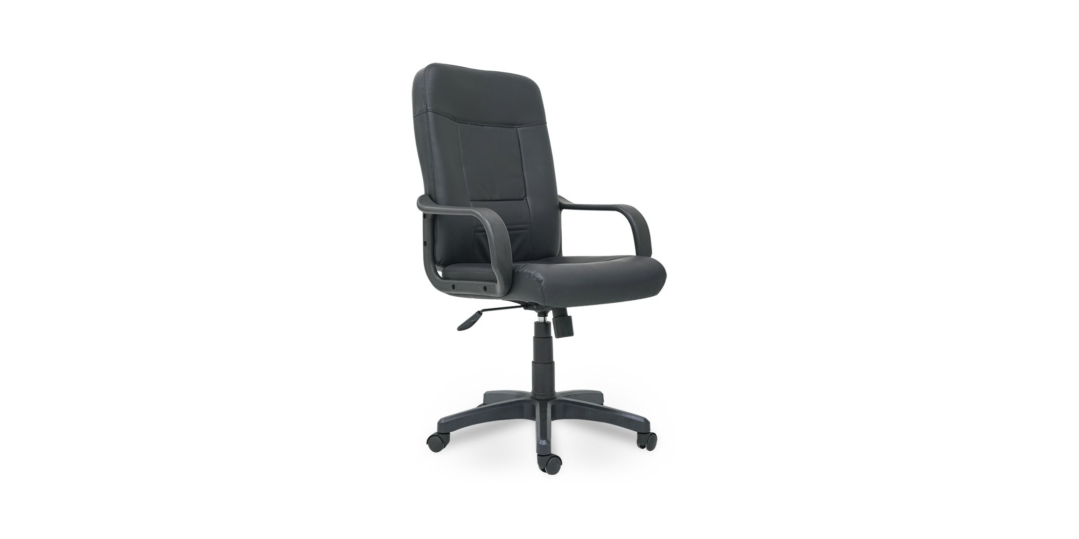 Laska Mid Back Office Chair Black With Armrest
