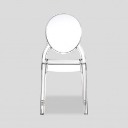 Siesta Elizabeth Chair Clear Transparent Ref 034