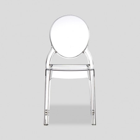 Siesta Elizabeth Chair Clear Transparent Ref 034