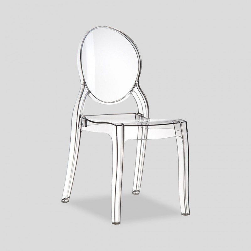 Siesta Elizabeth Chair Clear Transparent Ref 034