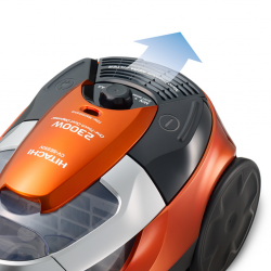 Hitachi CV-SE230V Orange Mettallic 2L Bagless Multi Cleaning Vacuum Cleaner