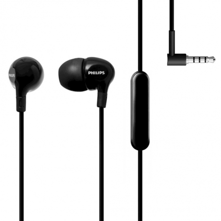 Philips Headphones In-Ear With Mic SHE3555BK