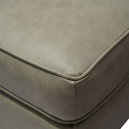 Bella Corner RHF Chaise+LHF 2Str+Otto Fabric Graphite Leather Gel