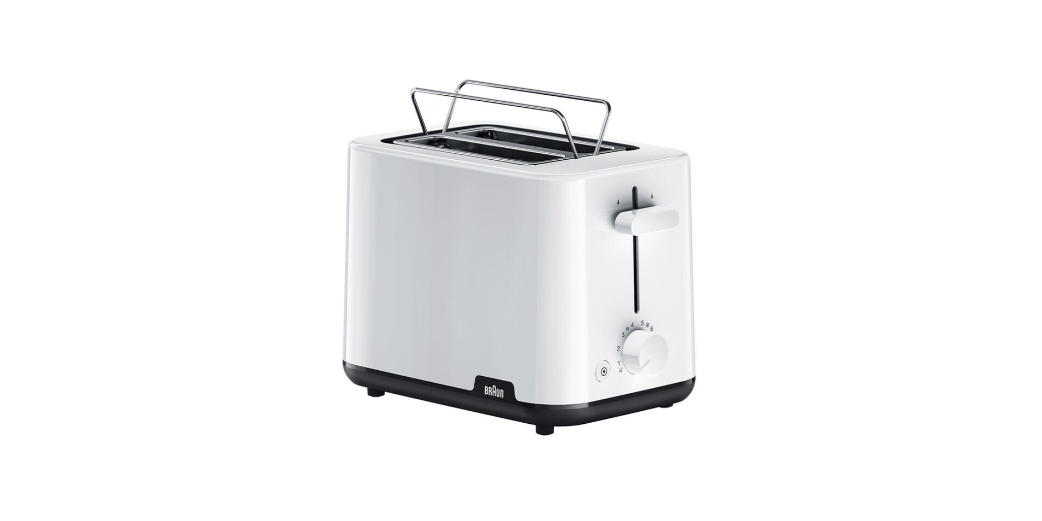 Braun HT101AI-HT1010WH 2 Slots White Toaster
