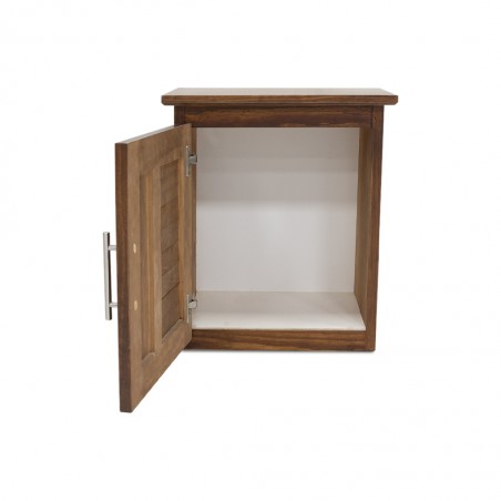 Samantha Night Table Pine Dark Oak