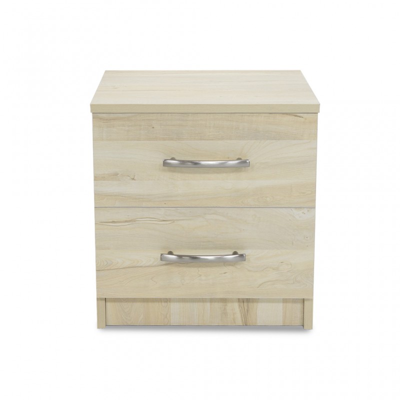 on Night Table & 2 Drawers in Melamine MDF on Night Table & 2 Drawers in Melamine MDF
