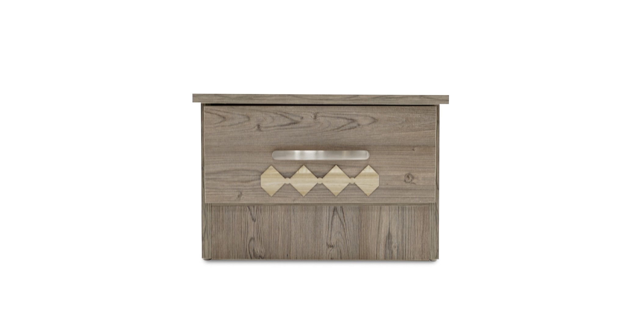 Dublin Night Table MDF Natural Grey Pine
