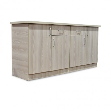 Flavi Sideboard 4 Doors MDF Grey