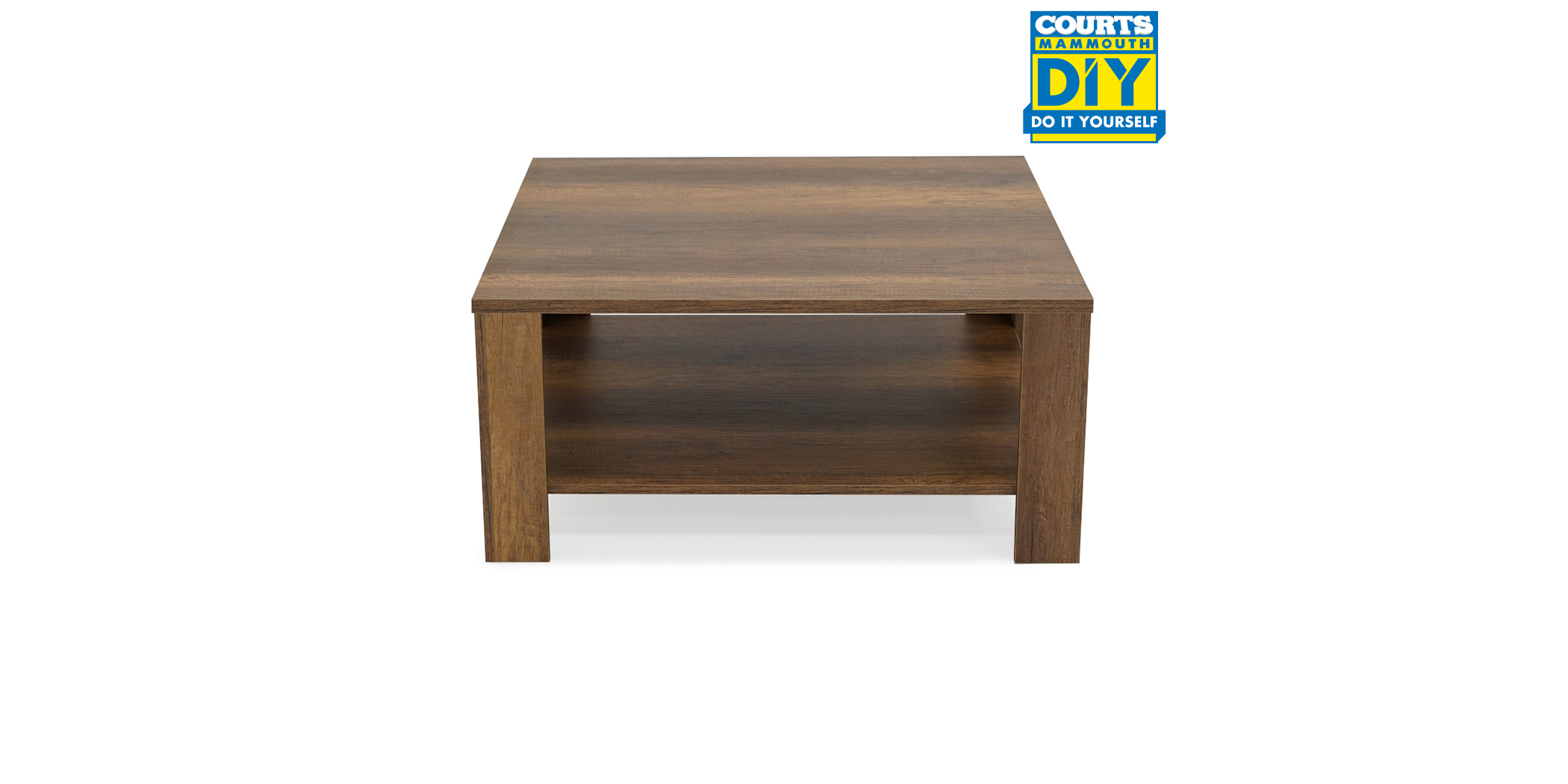 New Line Square Coffee Table Oslo Walnut Color
