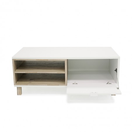 Menorca Coffee Table With 2 Tiers White Color