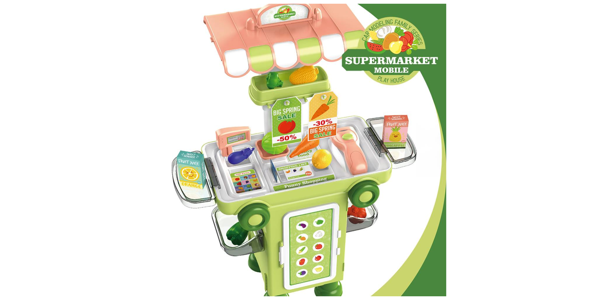 Masen 2 In 1  Supermarket Mobile 11K06