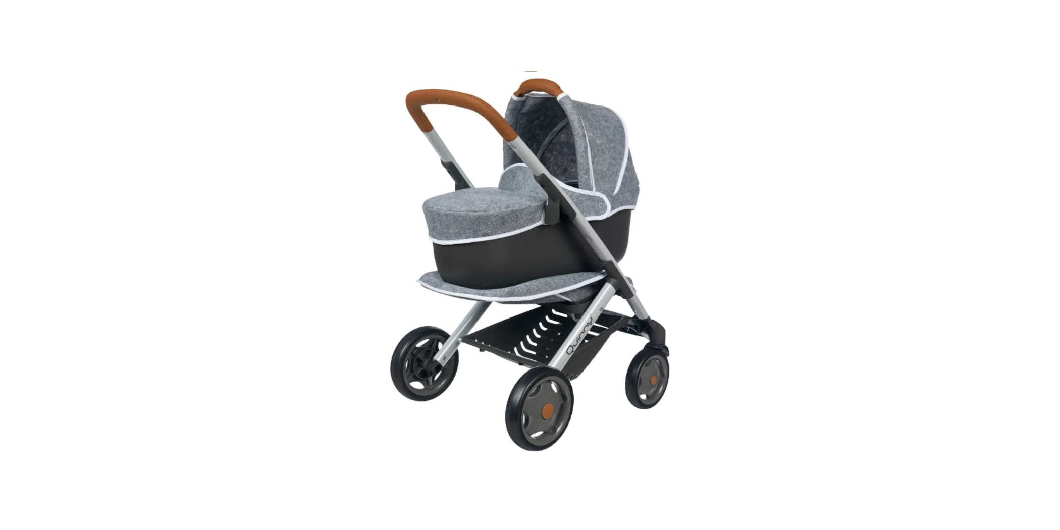 Smoby - Quinny 3In1 Doll Pram Grey
