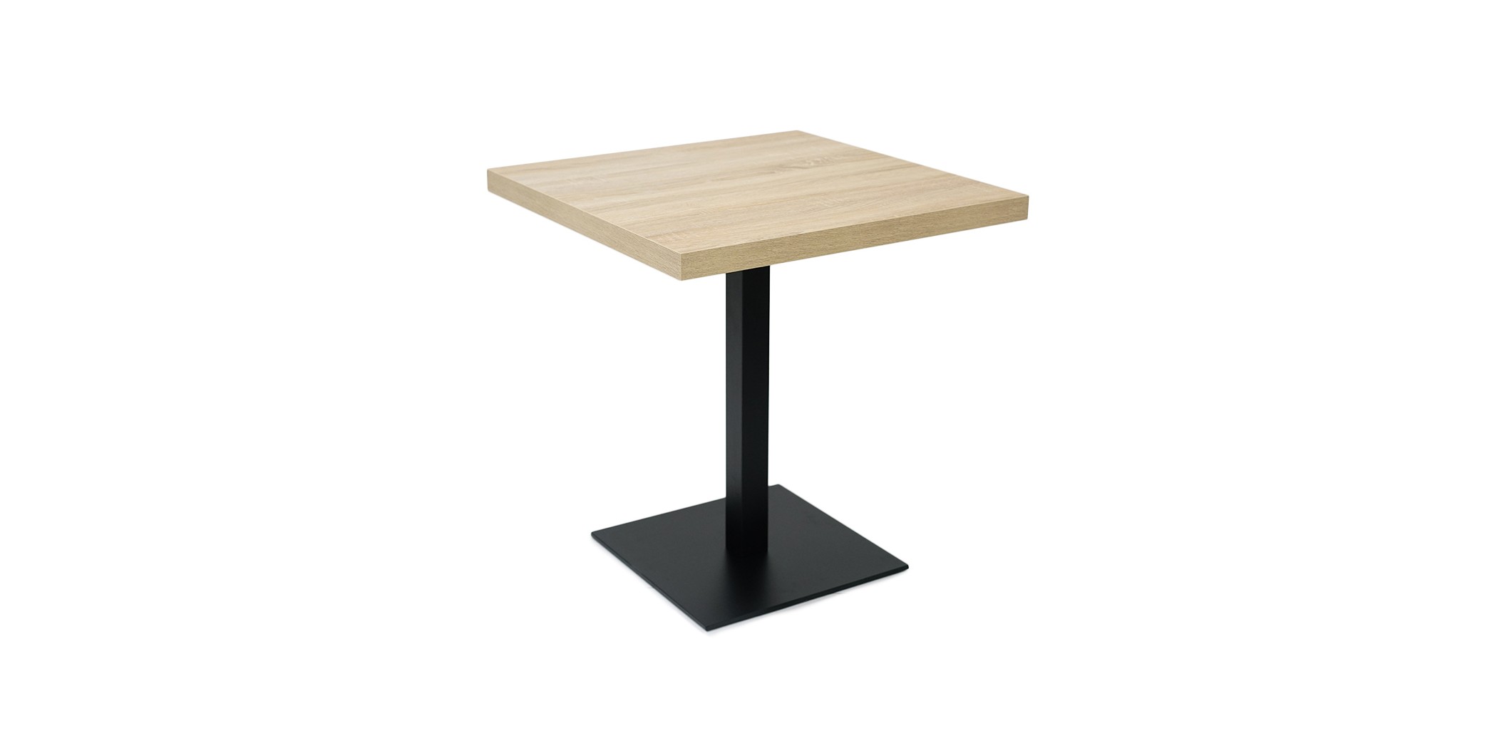 Quadrato Dining Table Sonoma Oak/Black Color Quadrato Dining Table Sonoma Oak/Black Color