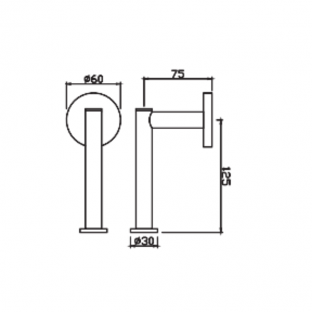 Continental Spare Toilet Paper Holder ACN-CHR-1155S