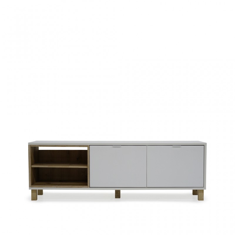 Menorca Low TV Cabinet White Color 003028