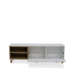 Menorca Low TV Cabinet White Color 003028