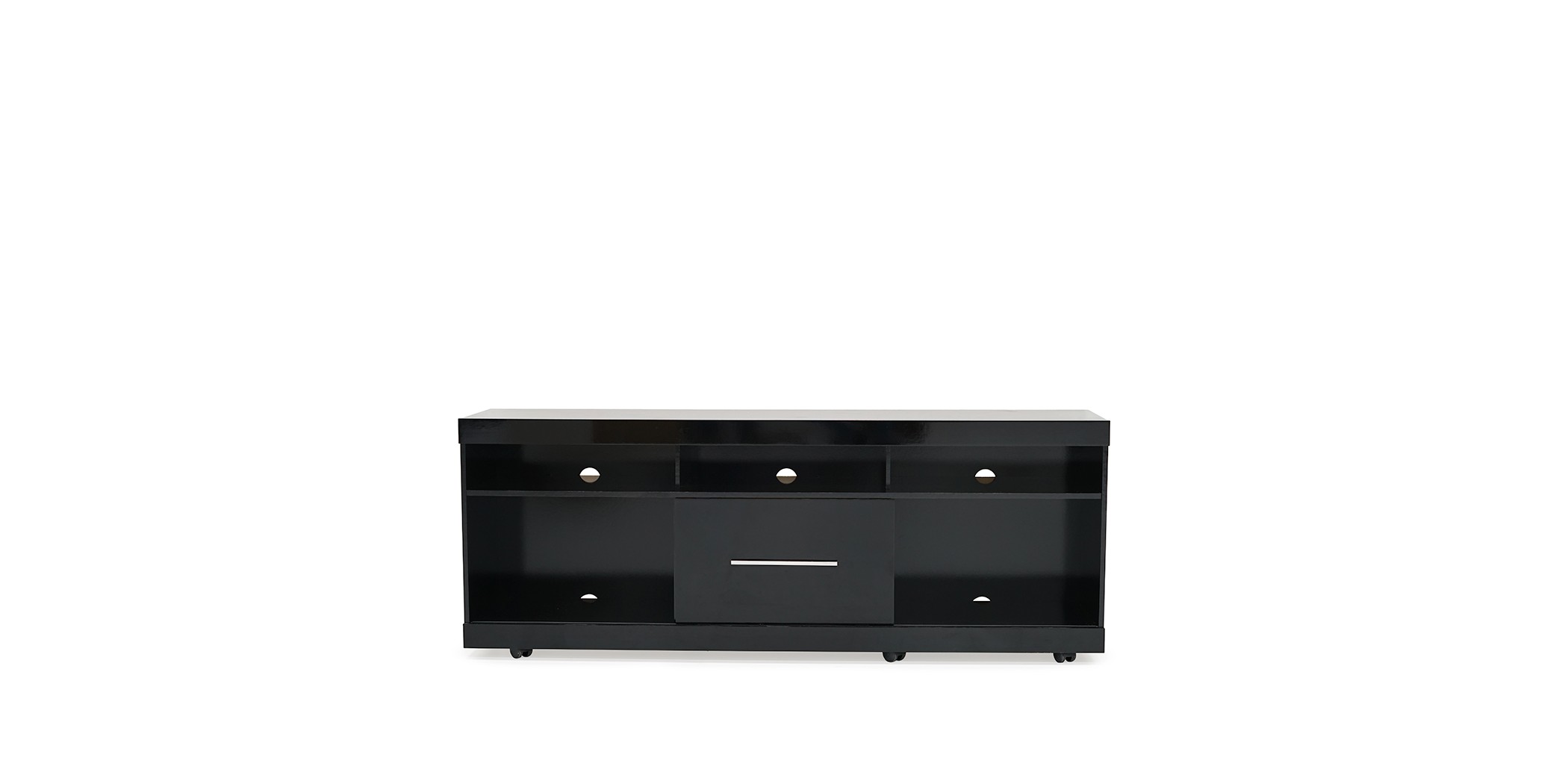 Onix Low TV Cabinet High Gloss Black