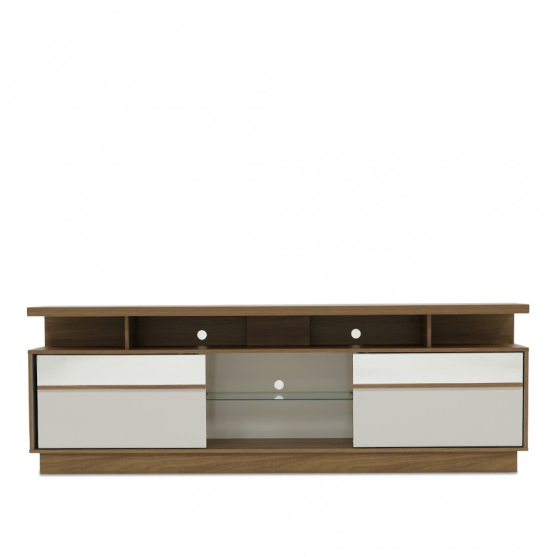 Recipe Low TV Cabinet Hazelnut/Off White PB Recipe Low TV Cabinet Hazelnut/Off White PB