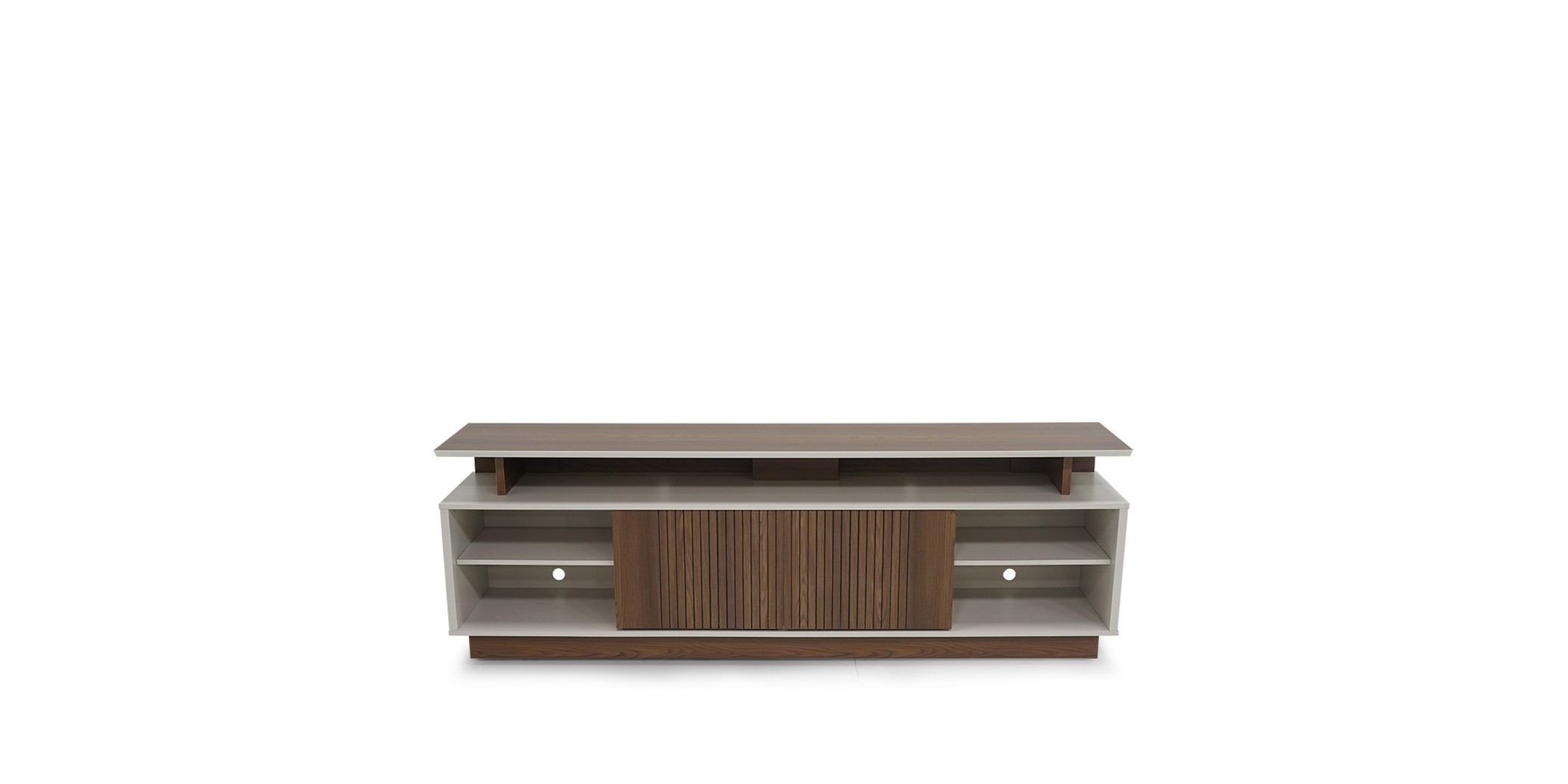 Leblon Low TV Cabinet Freijo/Off White