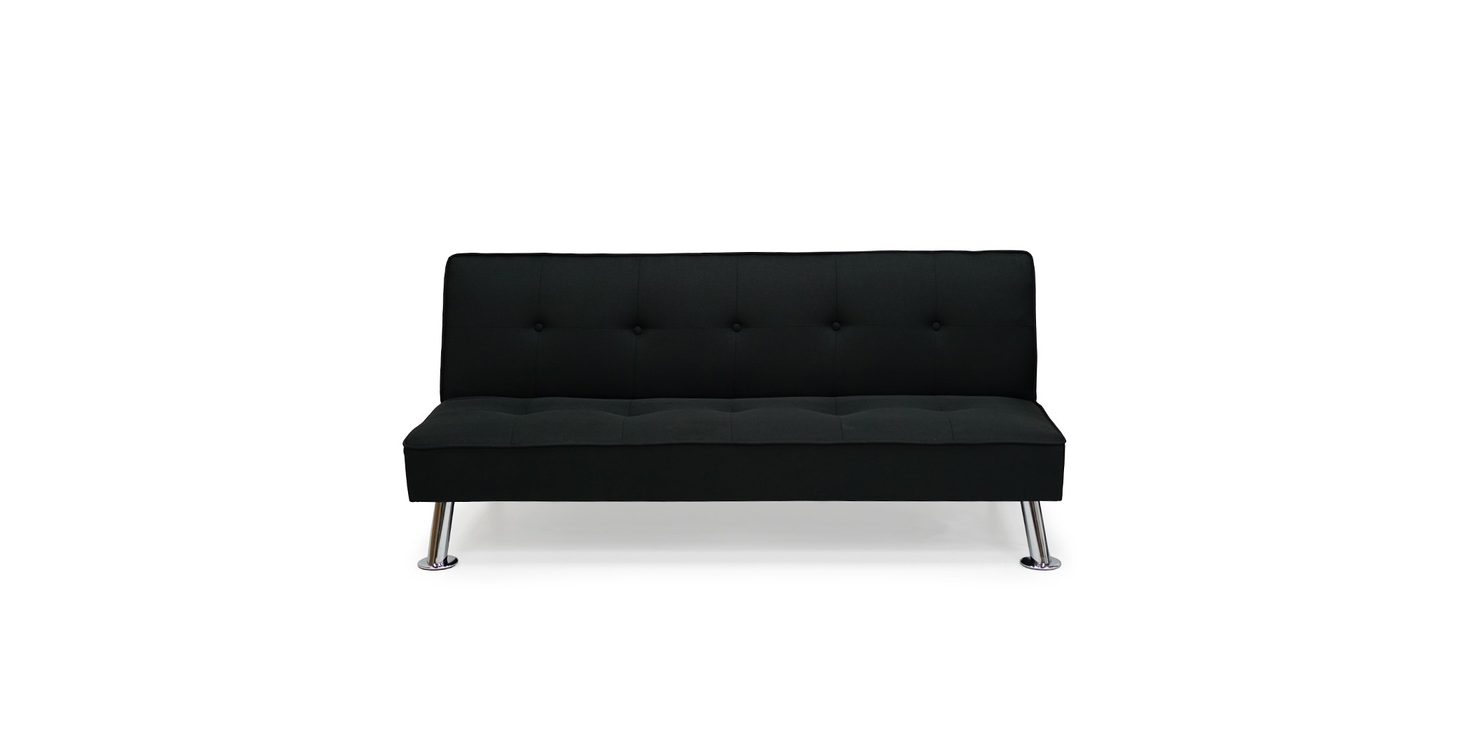 Aspen Sofa Bed Black Linen Fabric