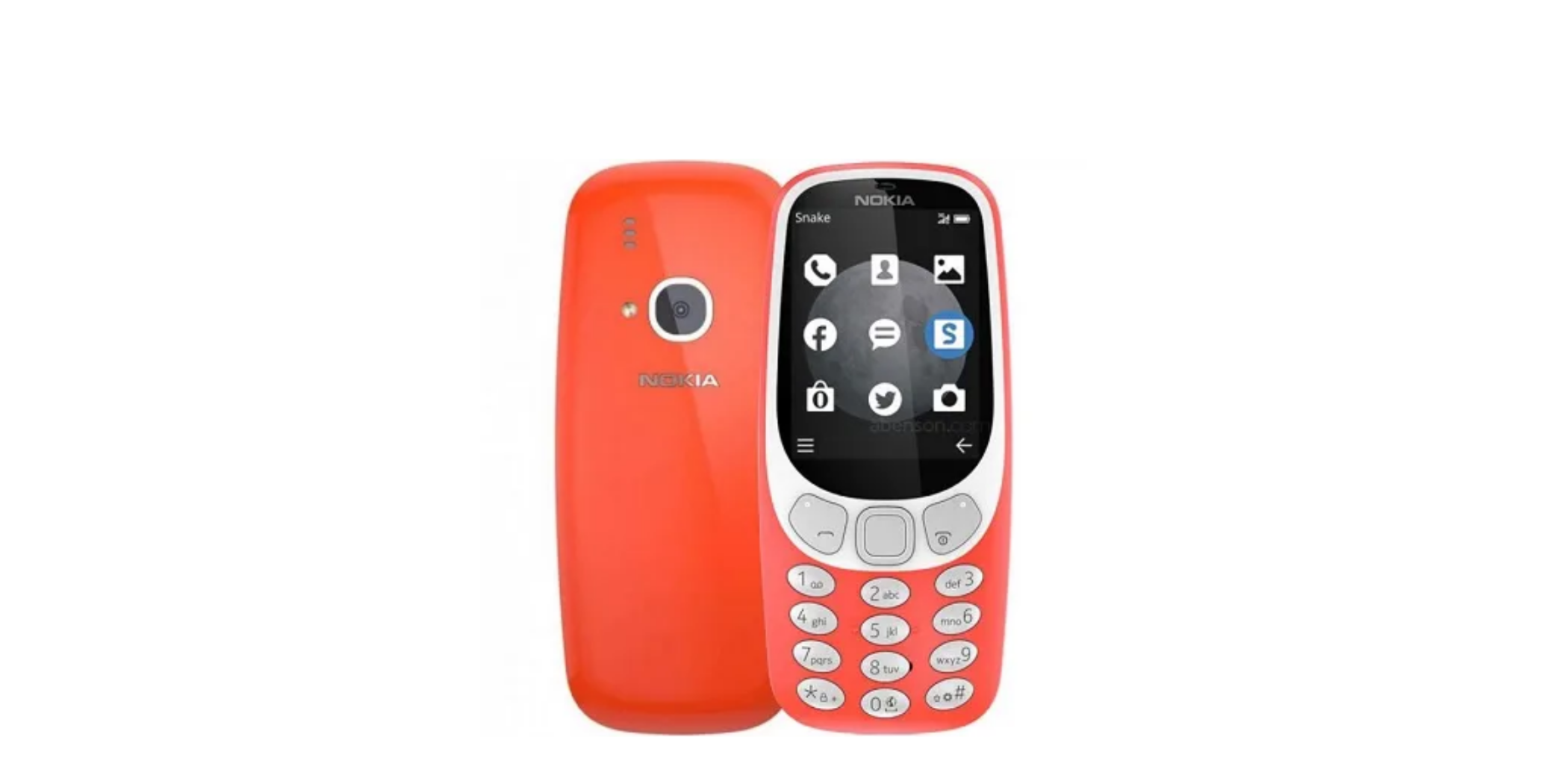 Nokia 3310 DS TA-1030 NV AFR1 Warm Red