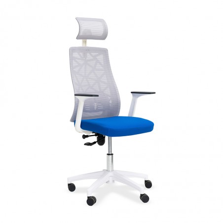 Stellar Celosia High Back Office Chair Light Grey