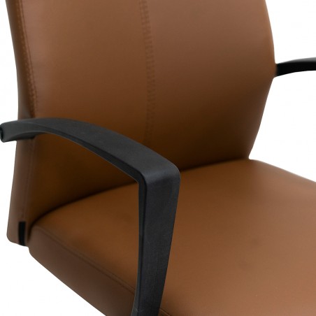 Stellar Clarkia Medium Back Office Chair Brown