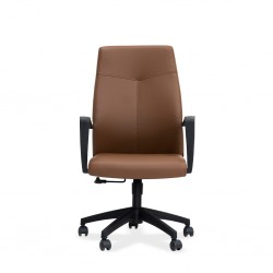 Stellar Clarkia Medium Back Office Chair Brown