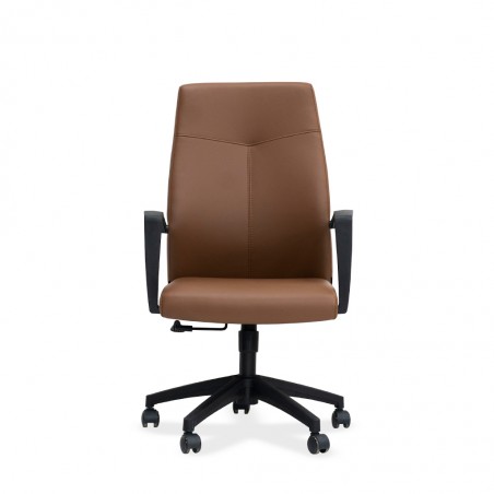 Stellar Clarkia Medium Back Office Chair Brown