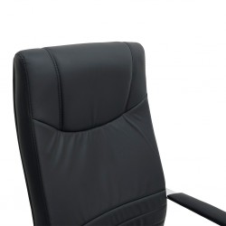 Stellar Dahlia High Back PU Chair Black