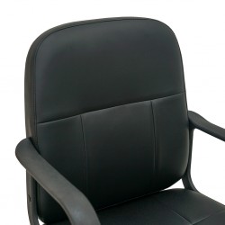 Stellar Begonia Low Back Chair Black