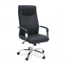 Stellar Dahlia High Back PU Chair Black