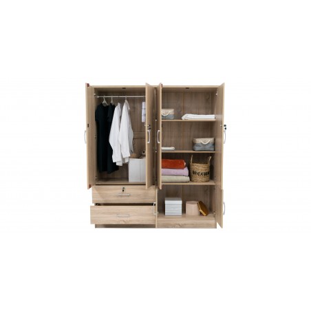 Mirabella Bedroom Set 180x200 cm Sonoma Oak