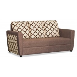 Wenlo 3+2+1 Brown W/Beige & Brown Pattern