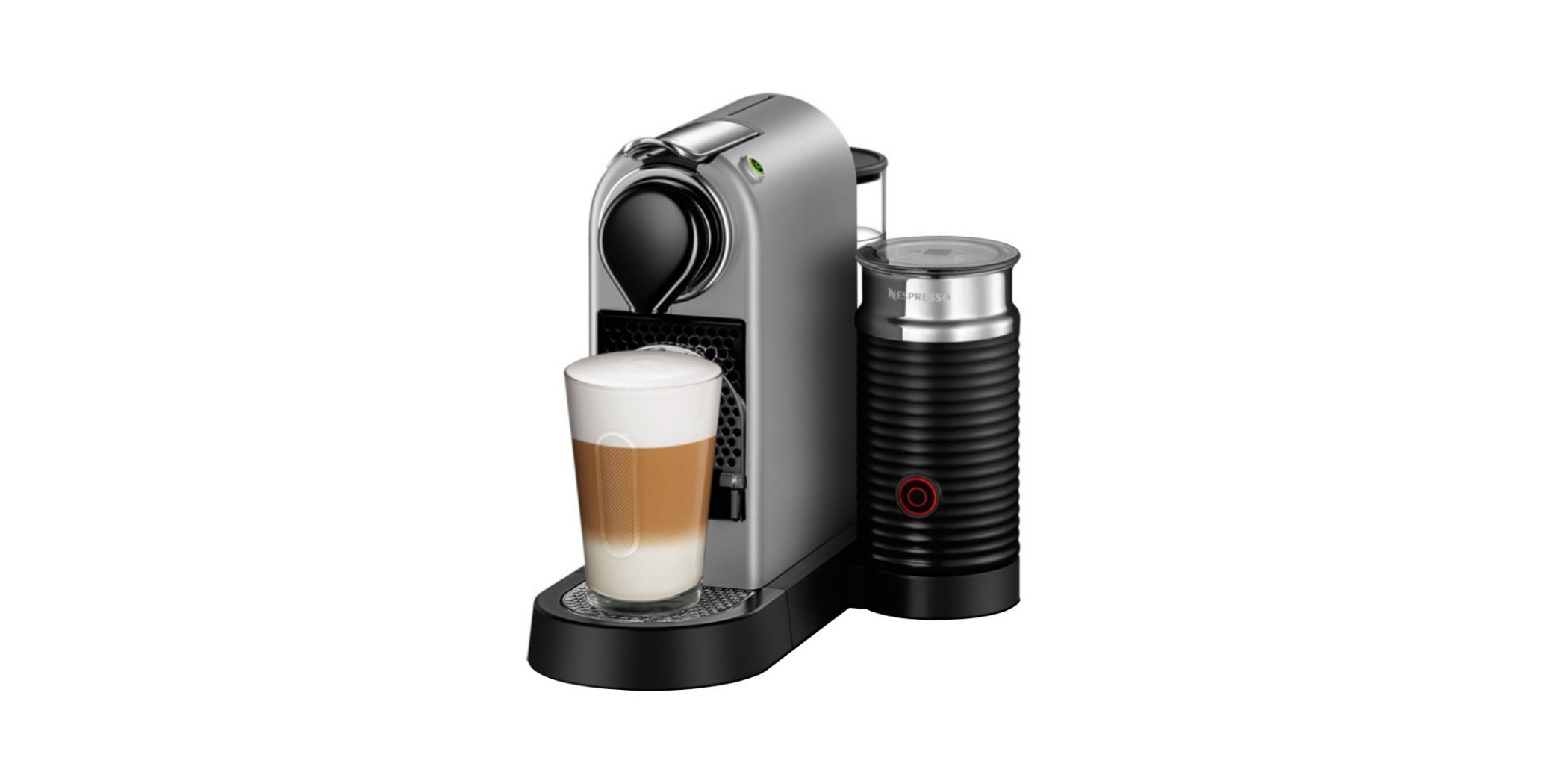 Nespresso Citiz&Milk C123 Silver Coffee Machine 2YW - 10003987 "O"