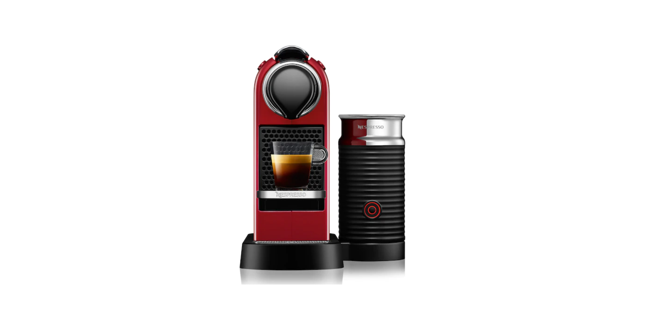 Nespresso Citiz&Milk C123 Red Coffee Machine 2YW 10003986 "O"