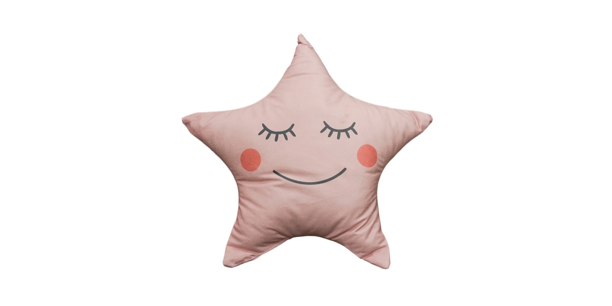 Star cushion Pink 45x42cm