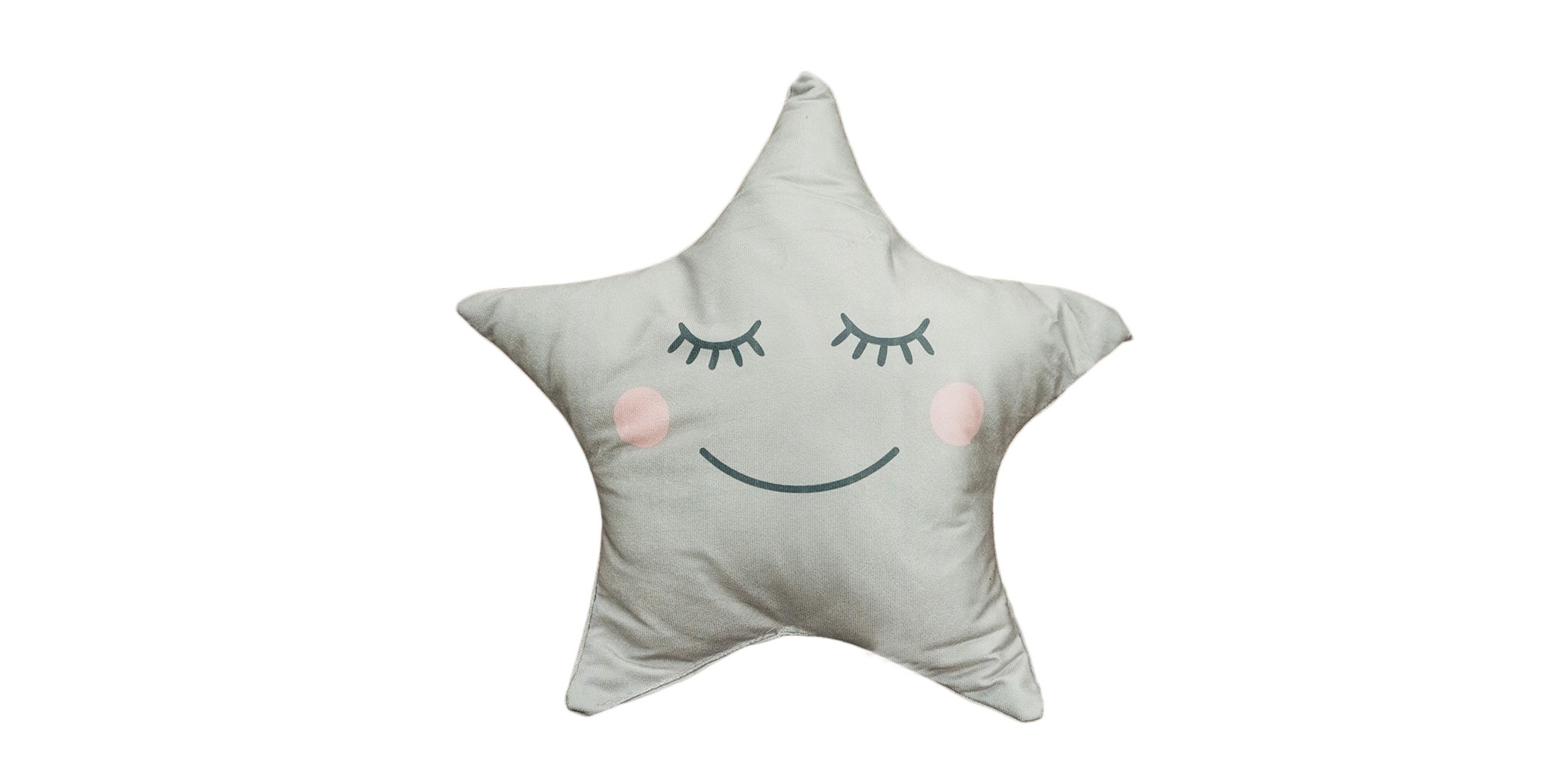 Star cushion Grey 45x42cm
